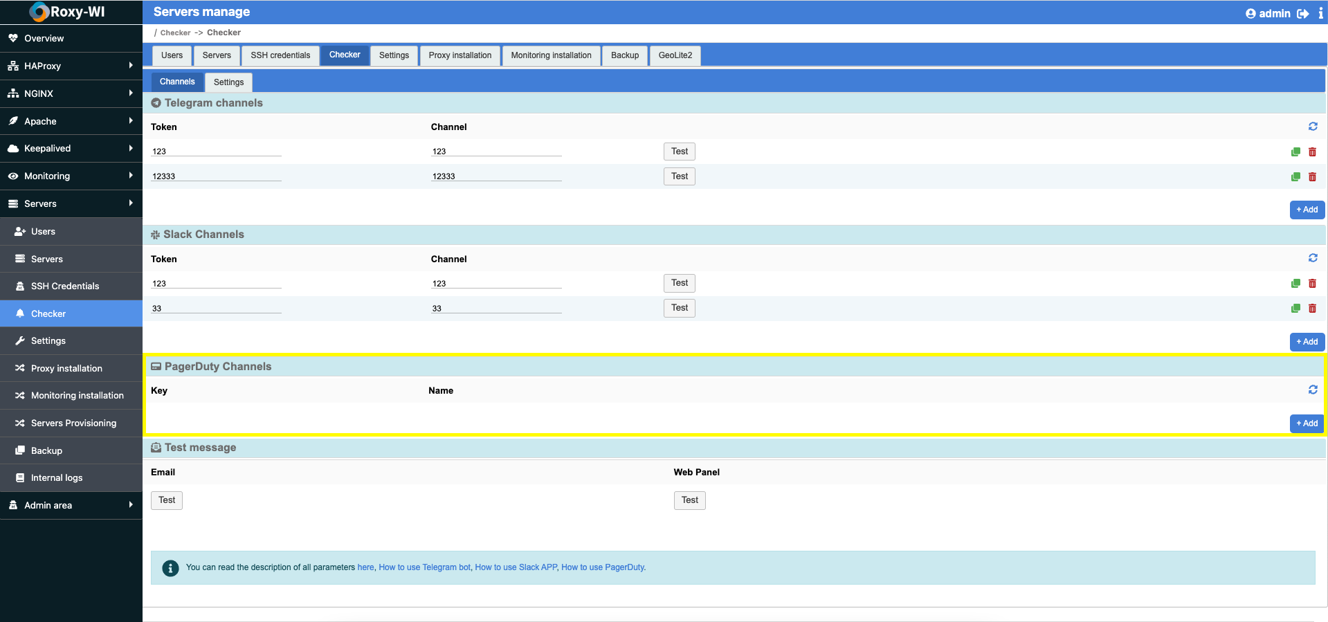 How to create a PagerDuty integration with RoxyWI
