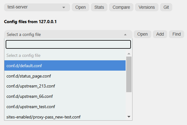 How to work with configuration files