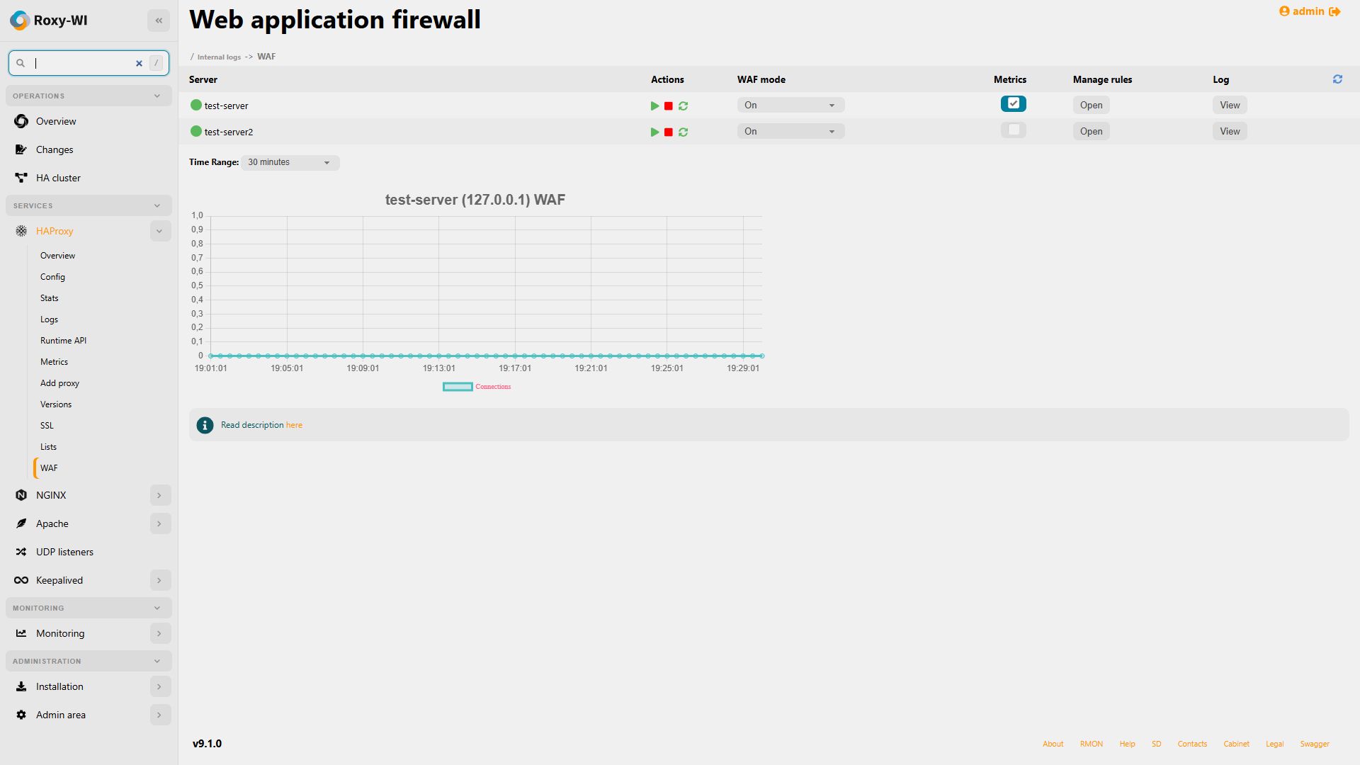 HAProxy WAF overview